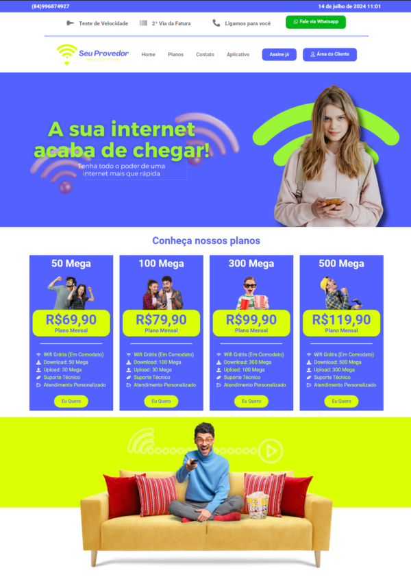 Site para provedor de internet - Image 2