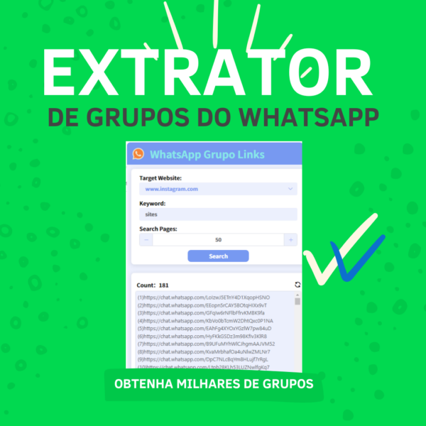 PLUGIN EXTRATOR DE GRUPOS DO WHATSAPP