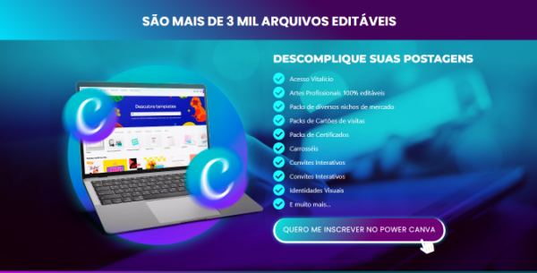 Landing page para venda de artes Canva - Image 3