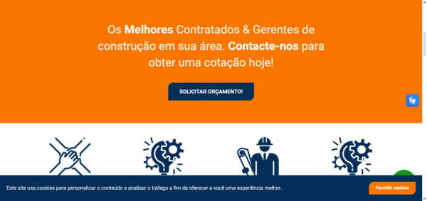 site institucional tema construtora em PHP - Image 2