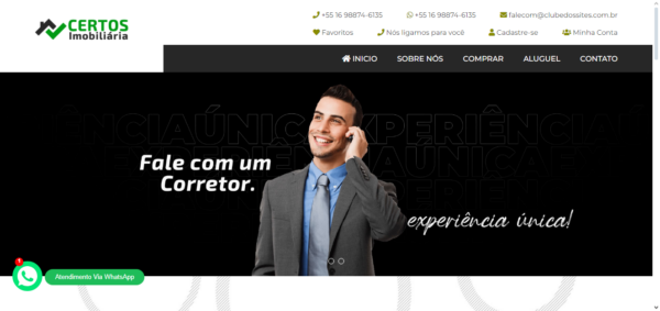 Site pronto para imobiliária em PHP