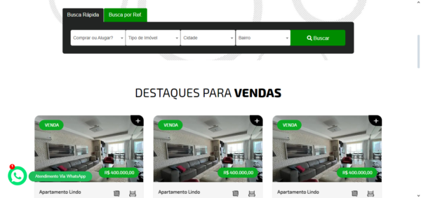 Site pronto para imobiliária em PHP - Image 2