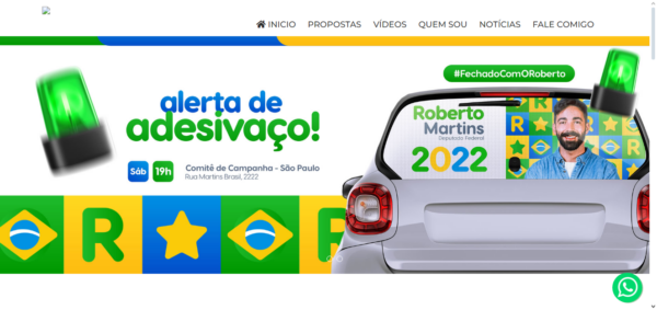 Site do politico pronto em PHP